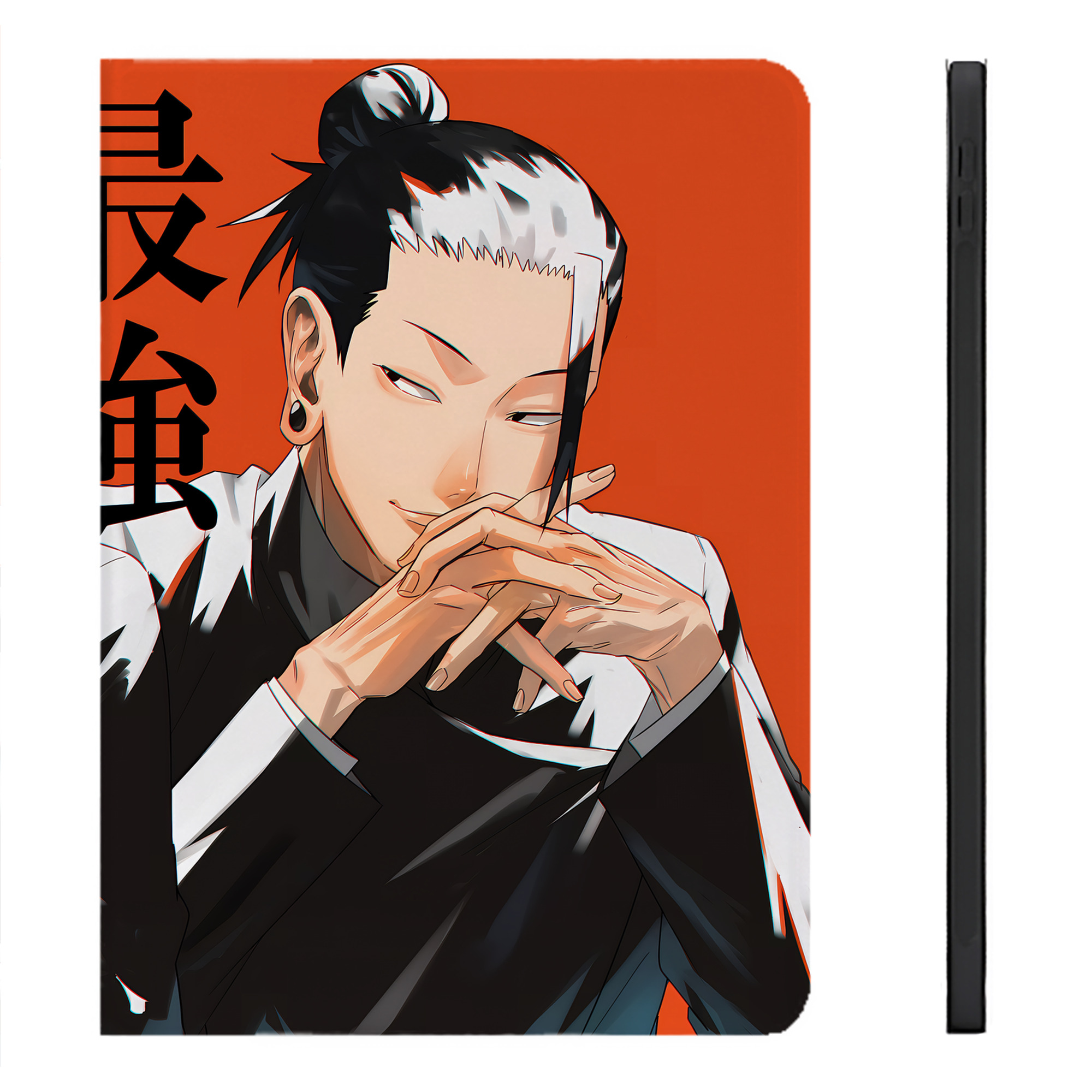 （画像用） 呪術廻戦 Jujutsu Kaisen IPadケース ペンホルダー付き ブックスタイルデザイン